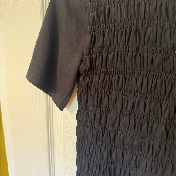 Muse Black Ruffled Top - Picture 3 of 6